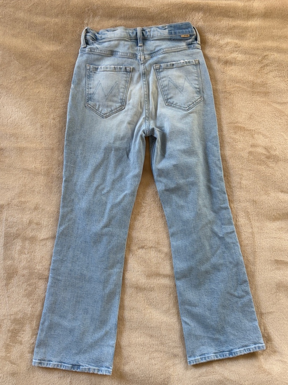 MOTHER superior Light Blue Bootcut Jeans - Picture 2 of 3